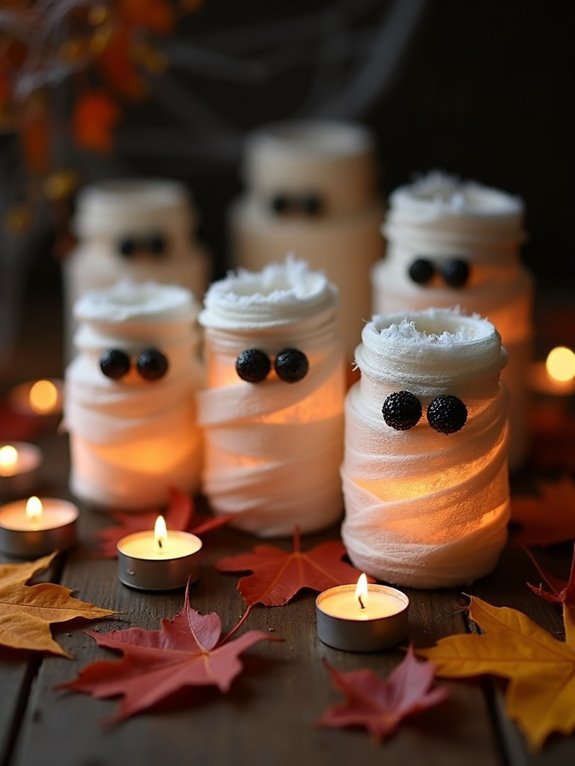 mini mummy jar crafts