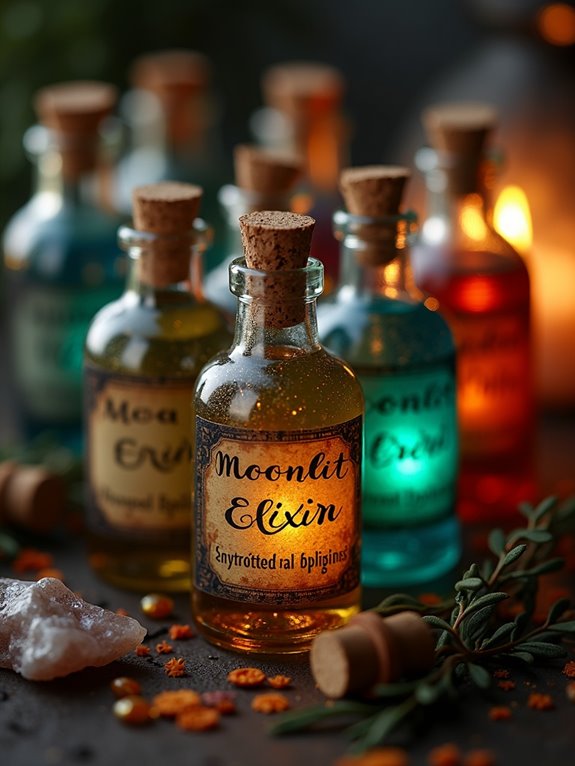 miniature potion bottles charm
