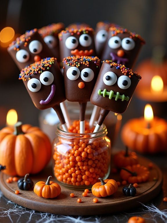 monster marshmallow pops delight