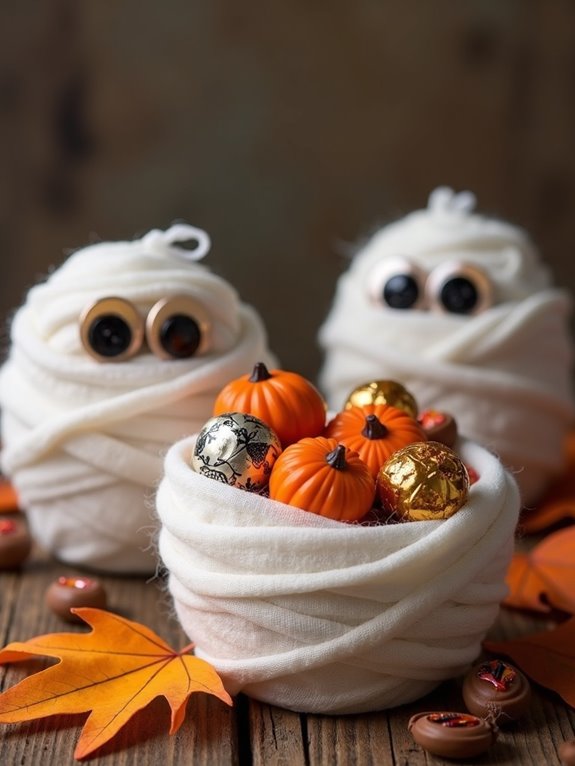 mummy candy bowl decorations