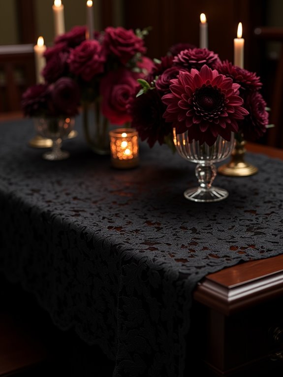 mysterious elegant floral lace