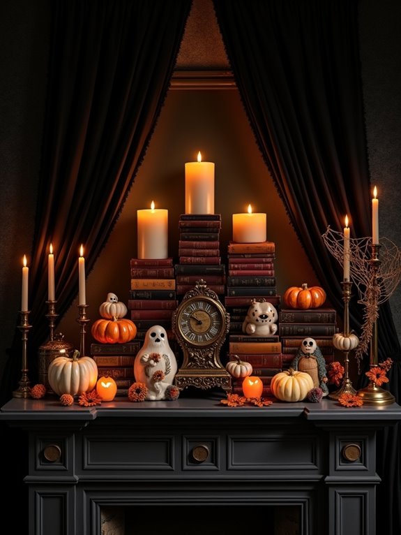 mysterious enchanting book display