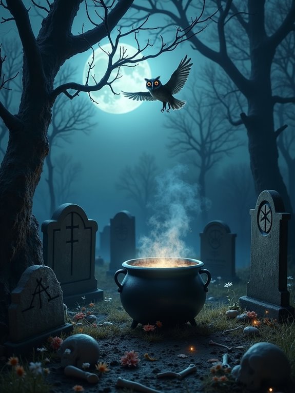mystical potion brews ominously