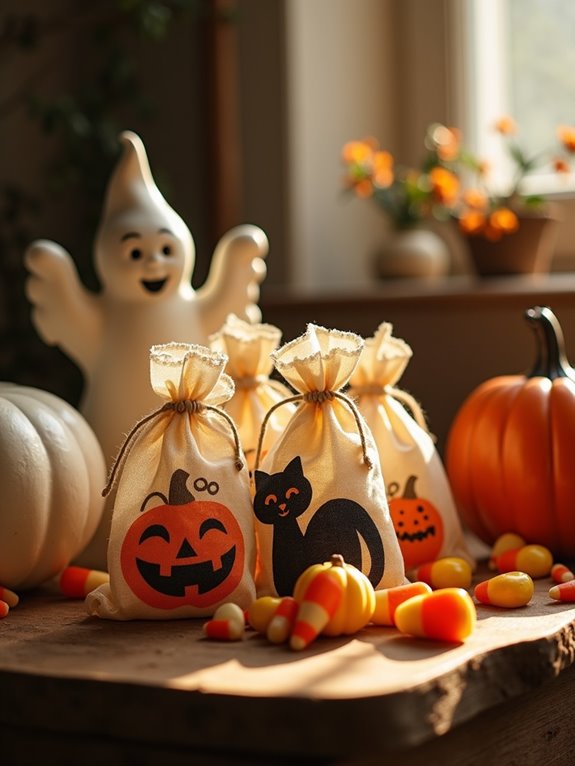 nostalgic personalized trick or treat bags