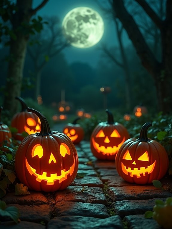 nostalgic vintage halloween ambiance