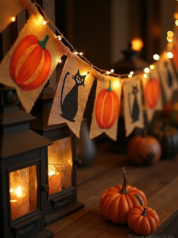 nostalgic vintage halloween banners