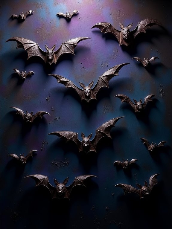 playful bat themed art exploration