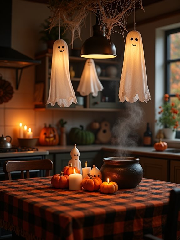 playful halloween kitchen decor