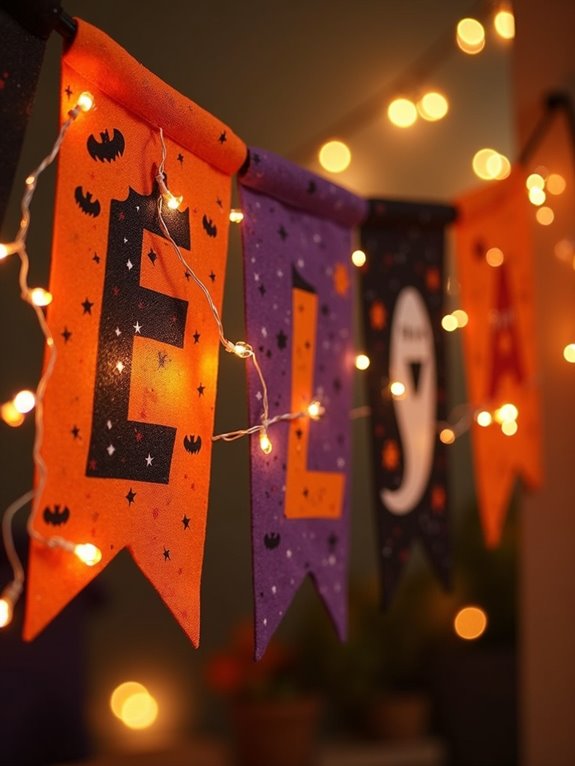 playful halloween lettering crafts