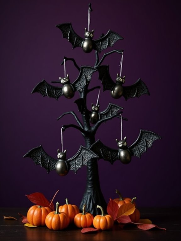playful spooky bat decorations
