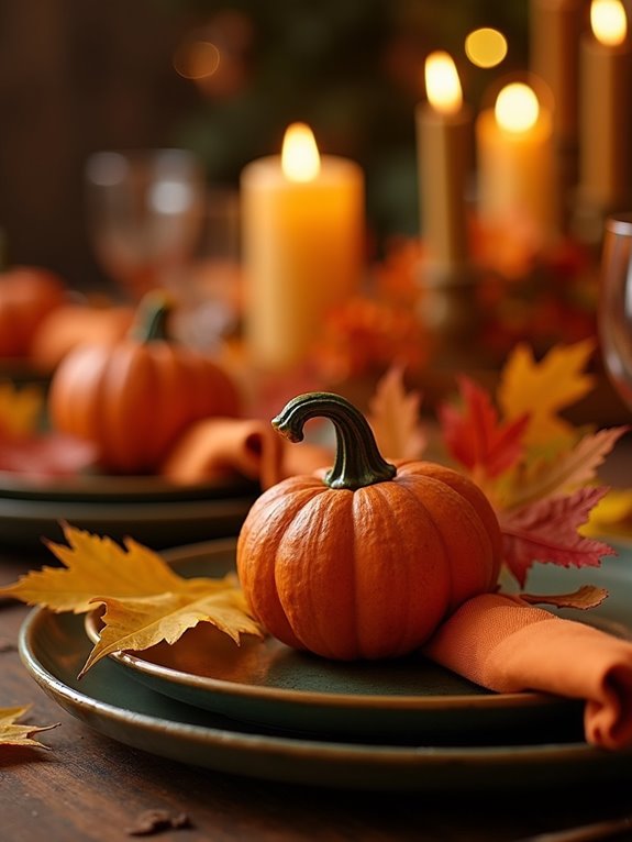 pumpkin patch table decor