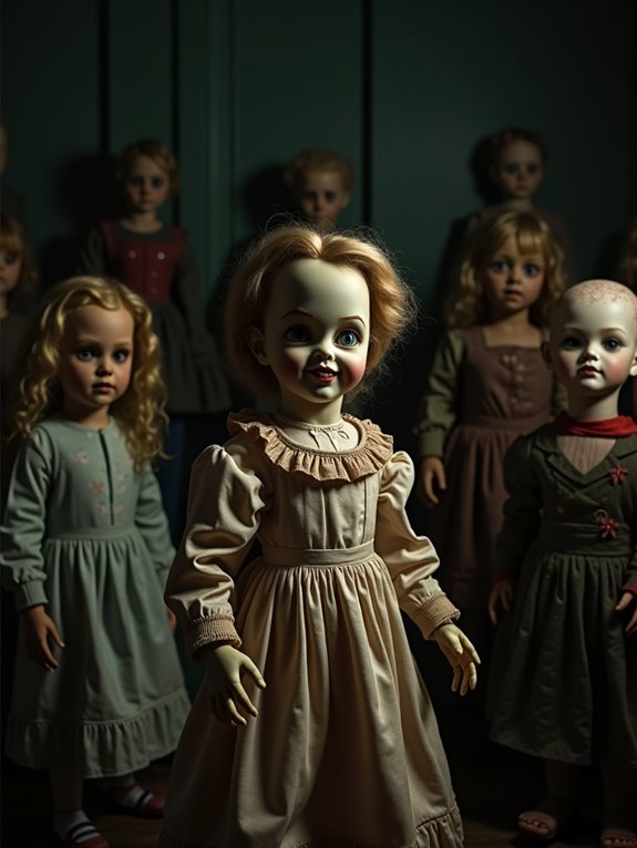 quirky mismatched doll outfits