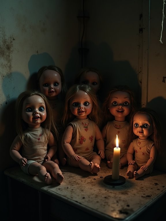 real hair eerie dolls
