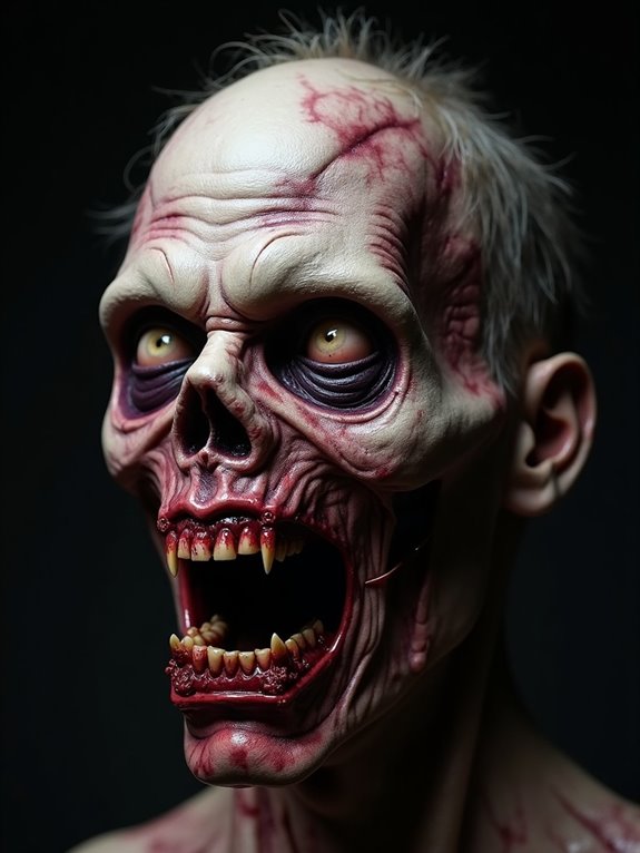 realistic halloween zombie decor