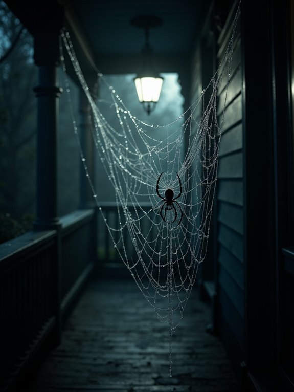 realistic spooky spider webs