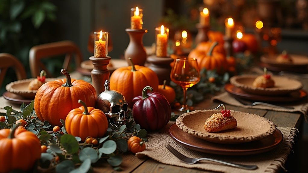 rustic fall table decor