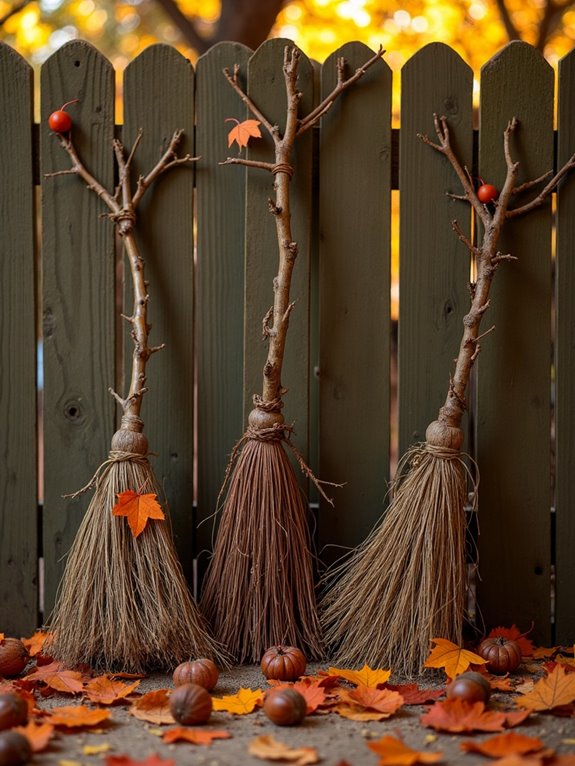 rustic twig broom creation