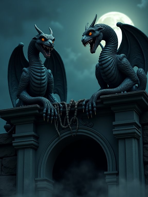 serpent guardian watches twilight