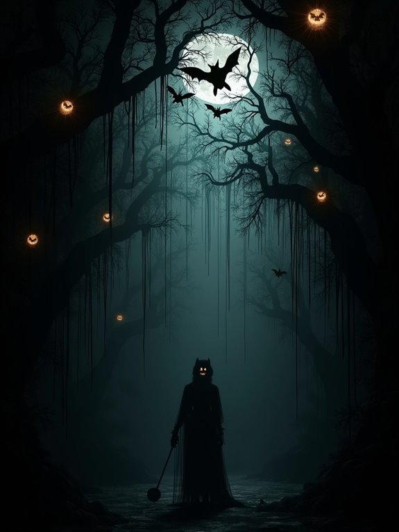 sinister shadow puppet silhouettes