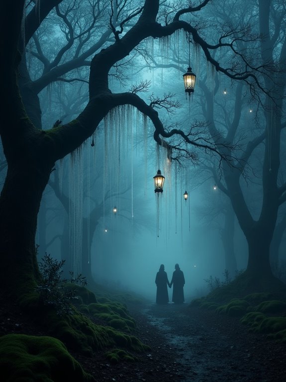 sinister spider web decorations
