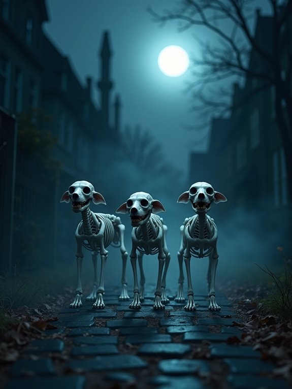 skeleton dogs for halloween