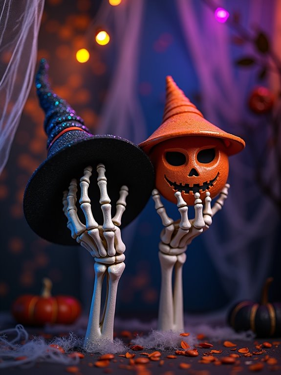 skeleton hands for halloween fun
