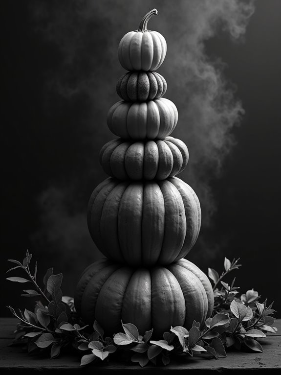 sophisticated black and white display