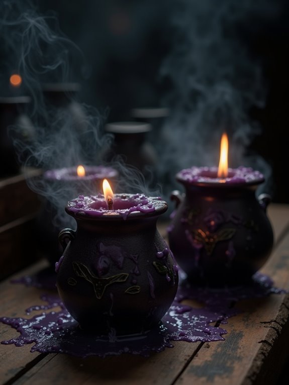 spellbinding halloween candle decor