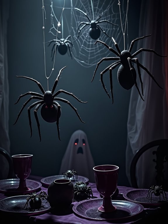 spider themed halloween decorations