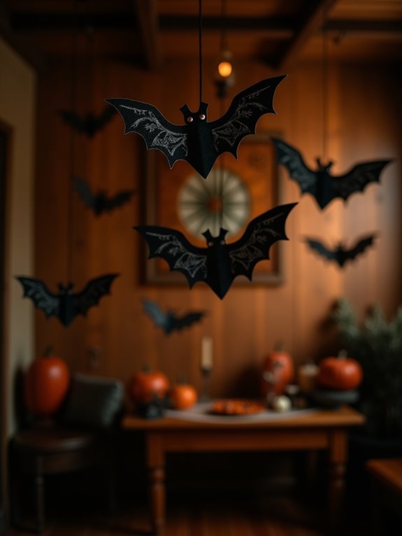 spooky bat decorations craft