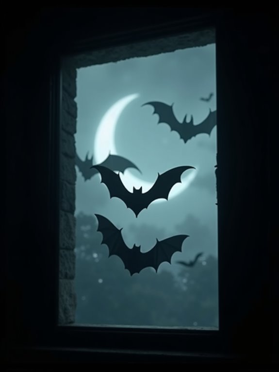 spooky bat decorations enhance