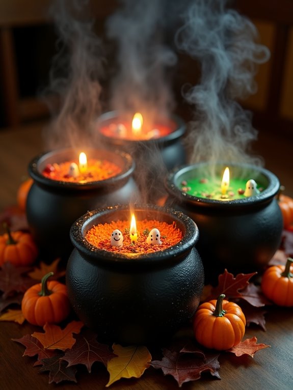 spooky cauldron centerpiece ideas