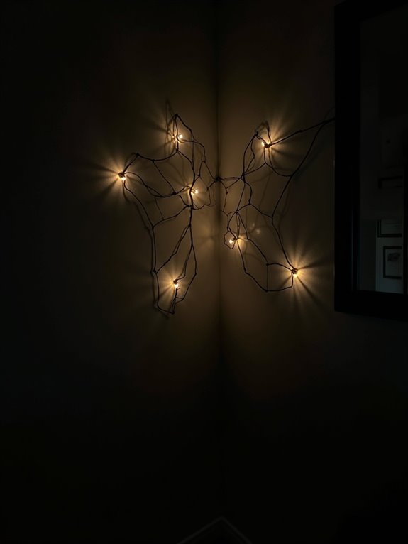 spooky charming web lights