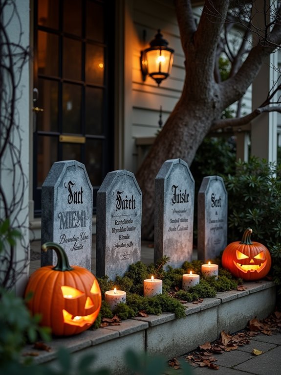 spooky diy tombstone decorations