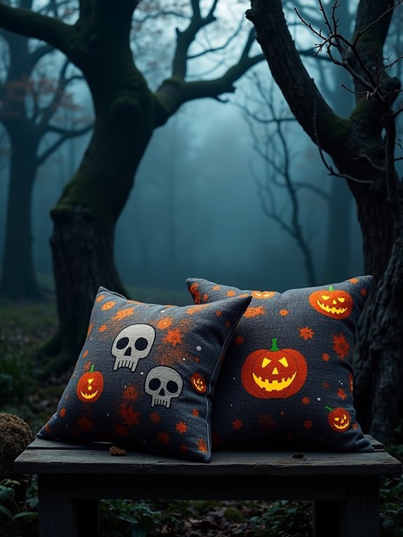 spooky forest halloween decor