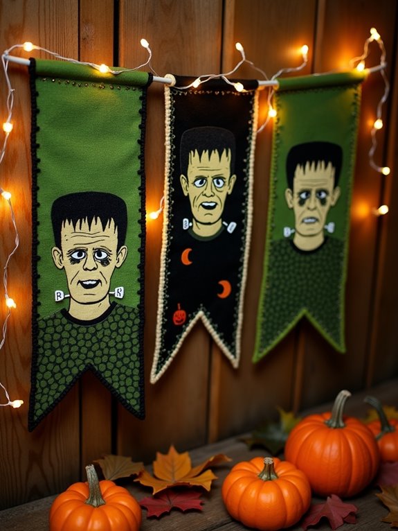 spooky frankenstein s monster signage
