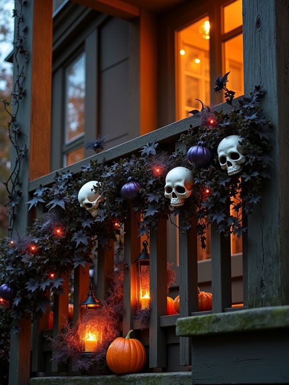 spooky halloween garland decorations