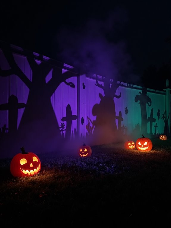 spooky halloween projection lights