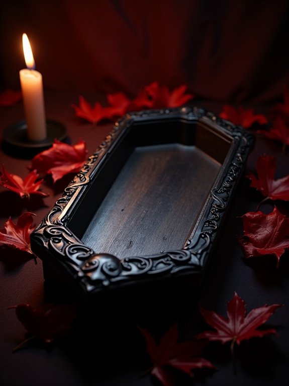 spooky halloween serving tray