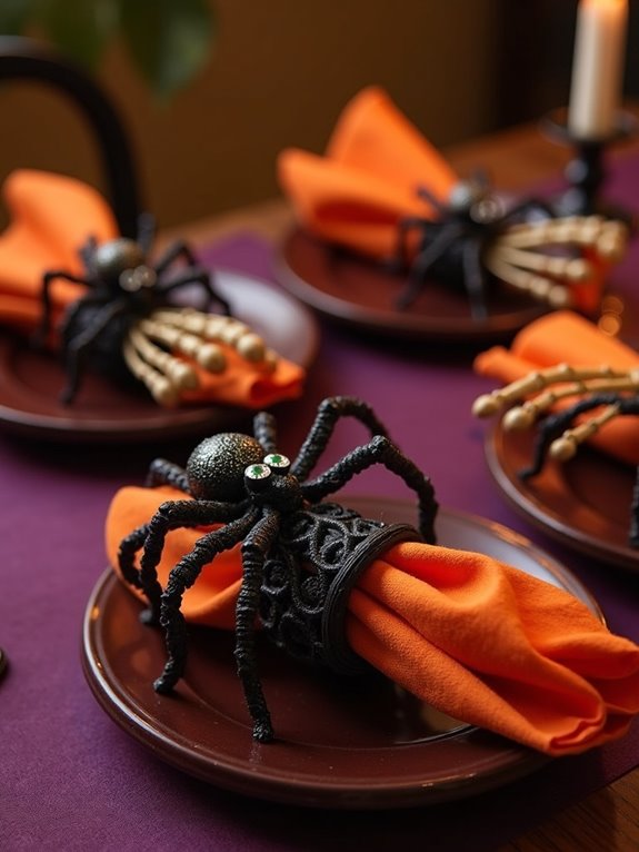 spooky halloween table accessories