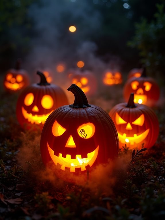 spooky lanterns with creativity