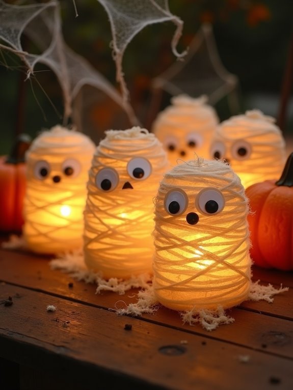 spooky mummy lantern decorations