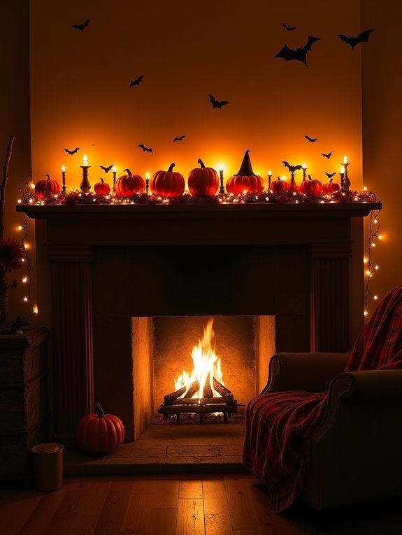 spooky silhouettes enhance ambiance