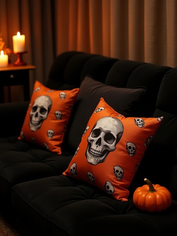 spooky skeletons halloween decor