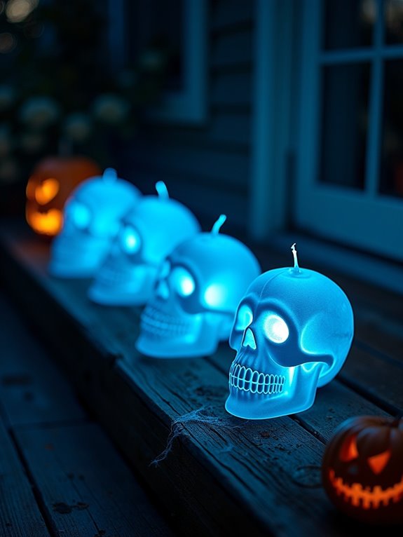 spooky skull led lights