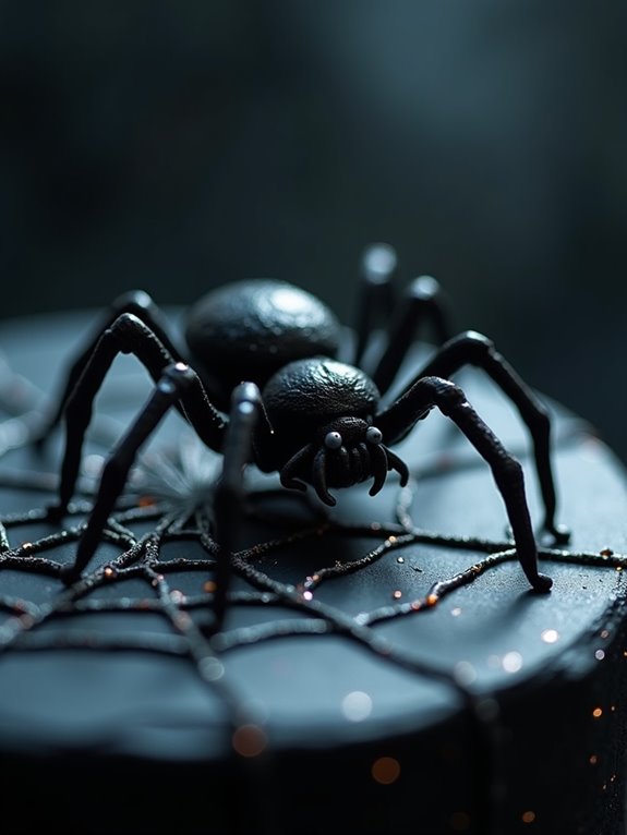 spooky spider cake decorations