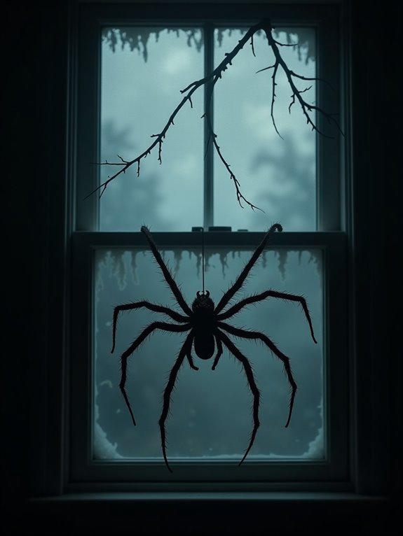spooky spider web decorations