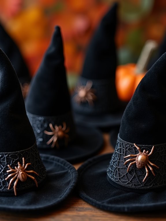 spooky witch hat accents