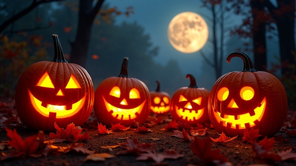 stunning halloween pumpkin displays