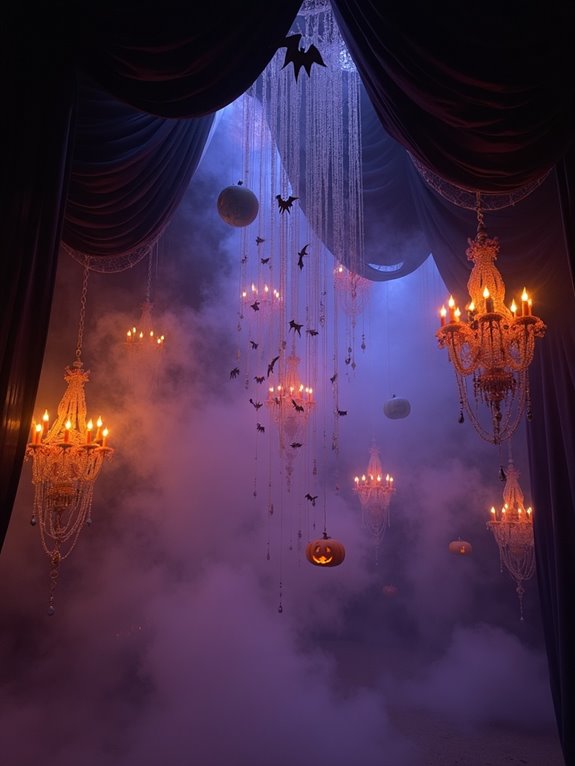 suspended fog creates atmosphere